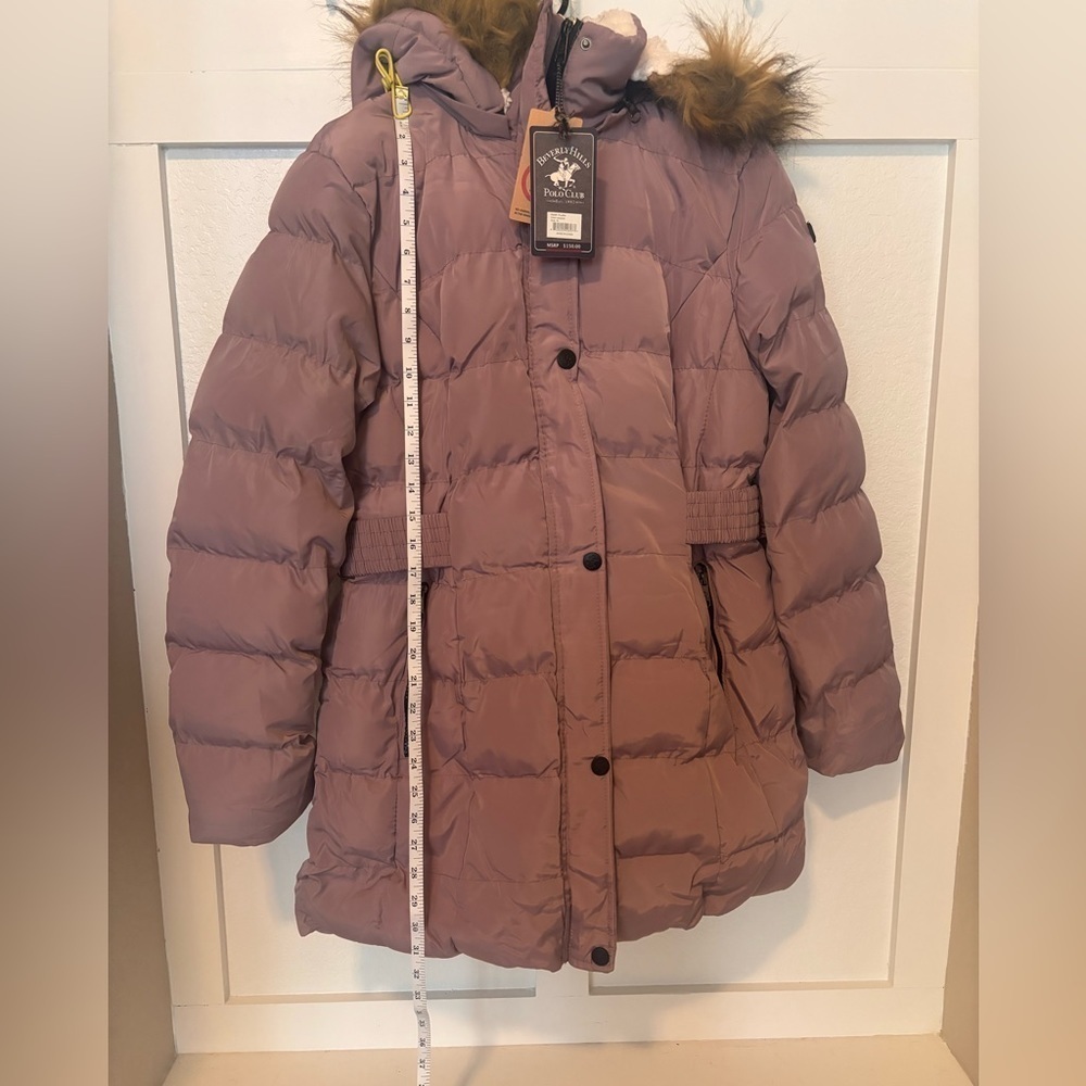Beverly Hills Polo Club women’s coat with belt. XL. NWT! - Picture 5 of 10